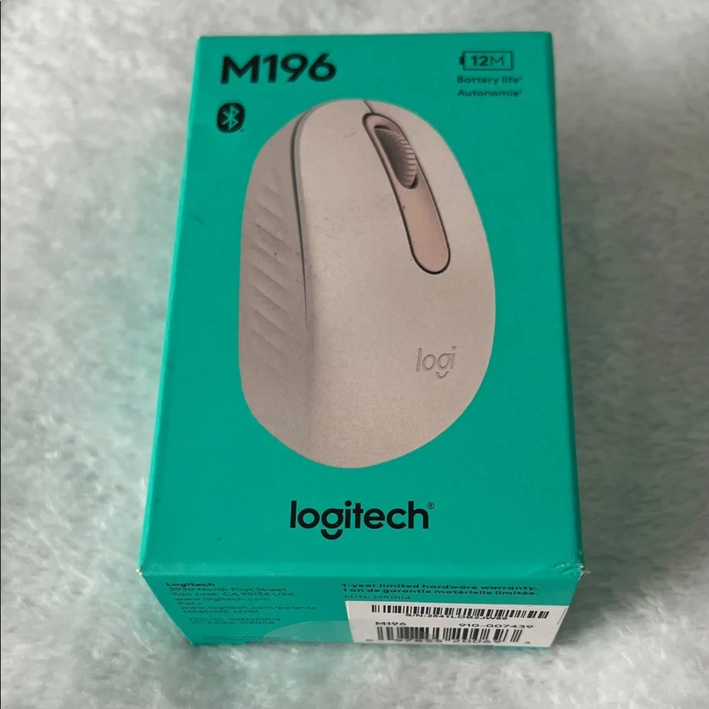 Logitech M196 Wireless Mouse - Cream
